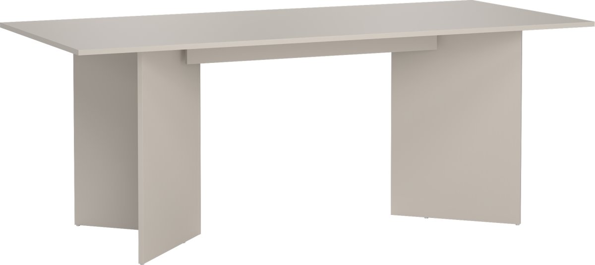 Serveline konferencebord 90x200, gråbeige