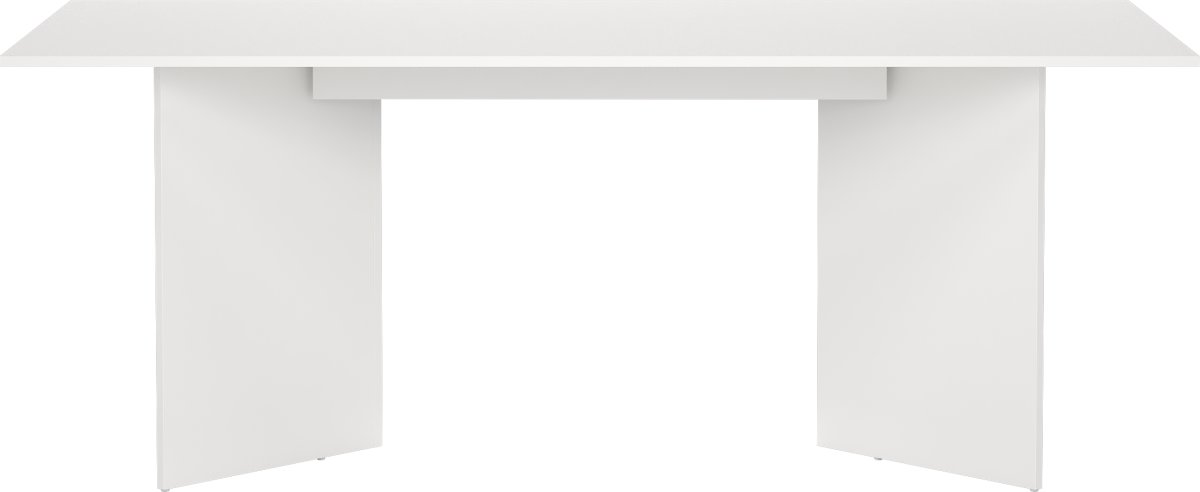 Serveline konferencebord 90x200, hvid