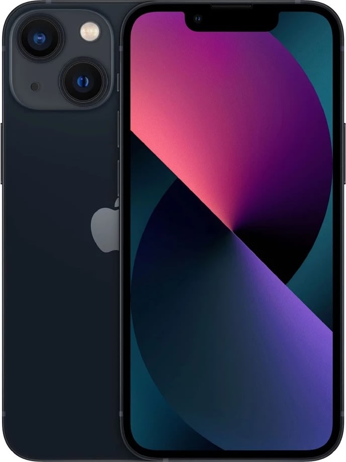Brugt Apple iPhone 13 Mini, 128GB, midnat, Grade B