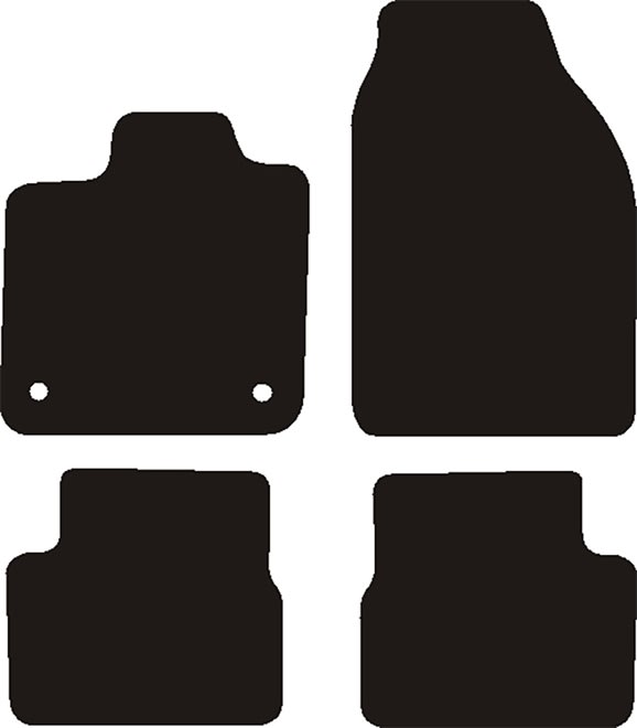 Avant Velour måtter fiat e-500 2020-