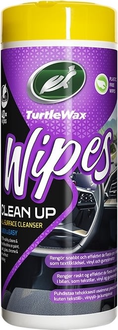 Turtle wipes til bilrens - 40 stk.