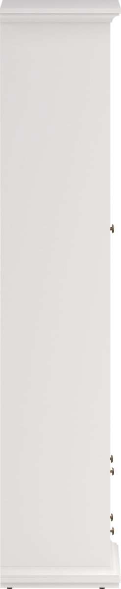 Serveline vitrineskab 2 døre/2 skuffer, hvid