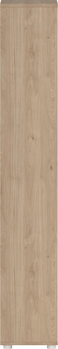 Small Officeline høj bogreol m/4 låger, hvid/eg