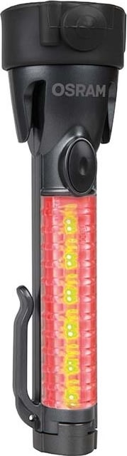 Osram LED-lygte med advarselslampe og nødhammer