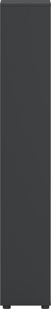 Small Officeline høj bogreol m/4 låger, grå/eg