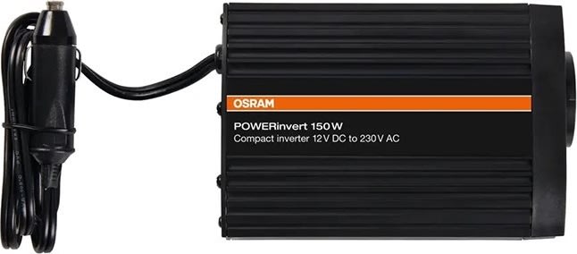 Osram Powerinverter, 150w dc/ac - 12V til 230V