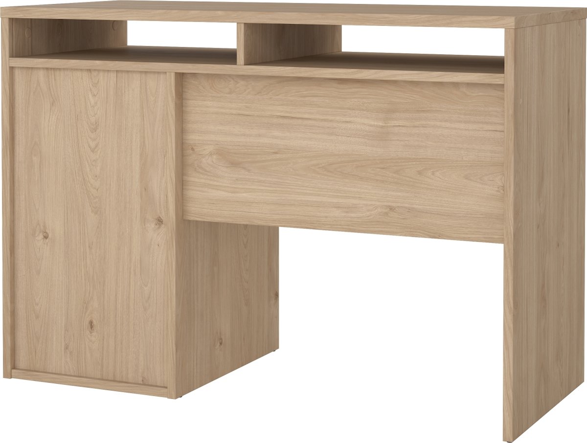 Small Officeline skrivebord 1 skab/1 skuffe, eg