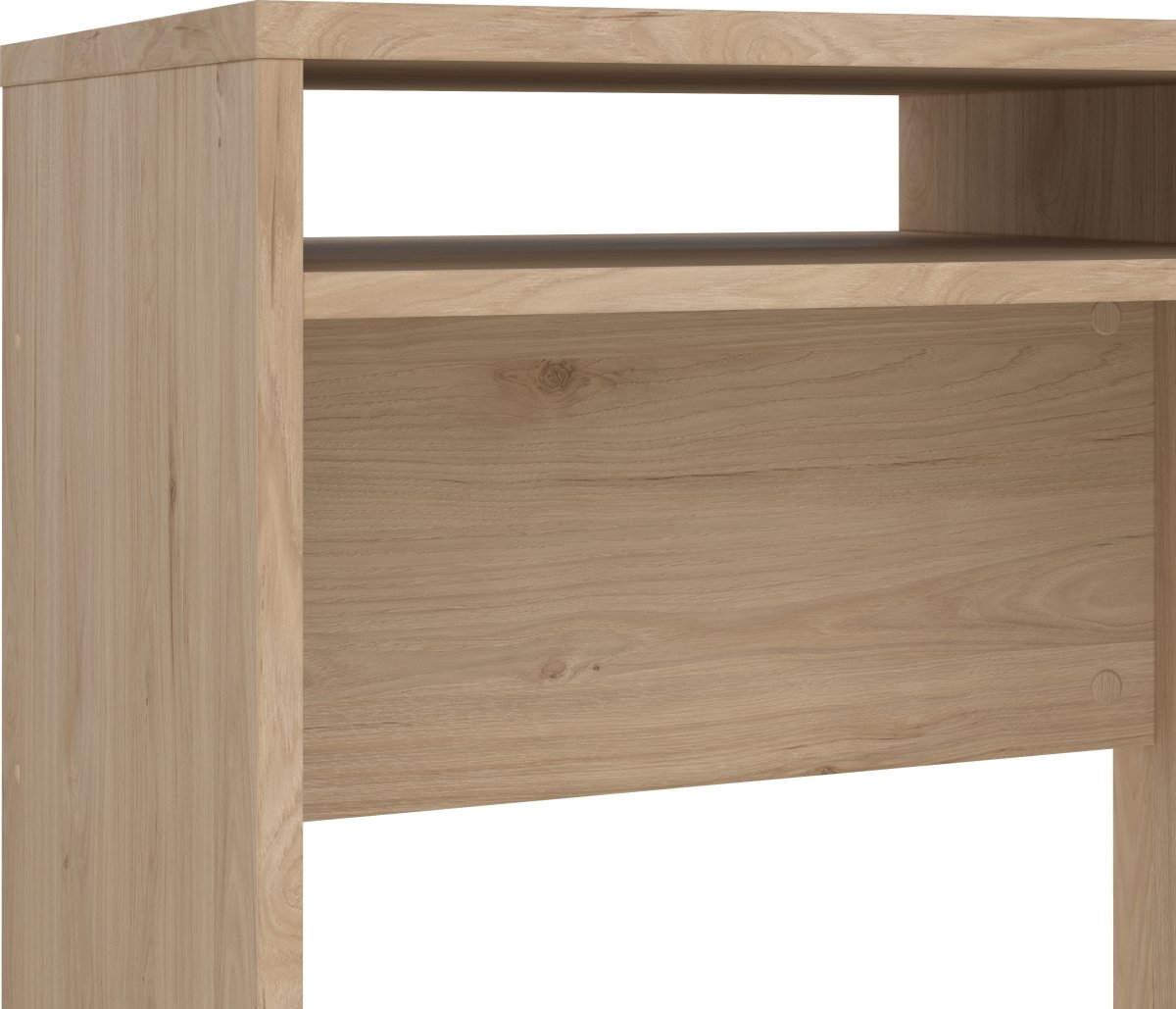 Small Officeline skrivebord 1 skab/1 skuffe, eg