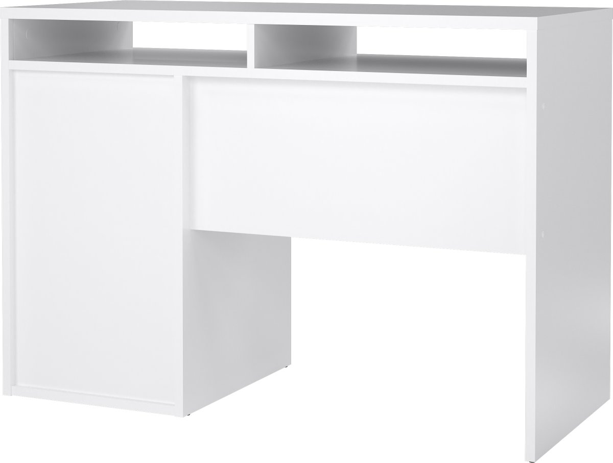 Small Officeline skrivebord 1 skab/1 skuffe, hvid