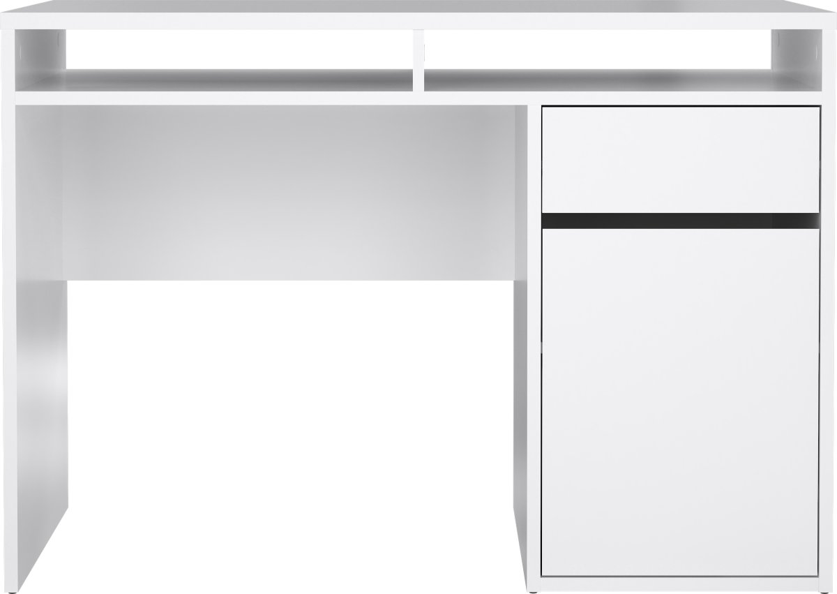 Small Officeline skrivebord 1 skab/1 skuffe, hvid