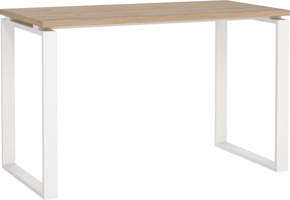 Small Officeline skrivebord 120x60 cm, eg/hvid