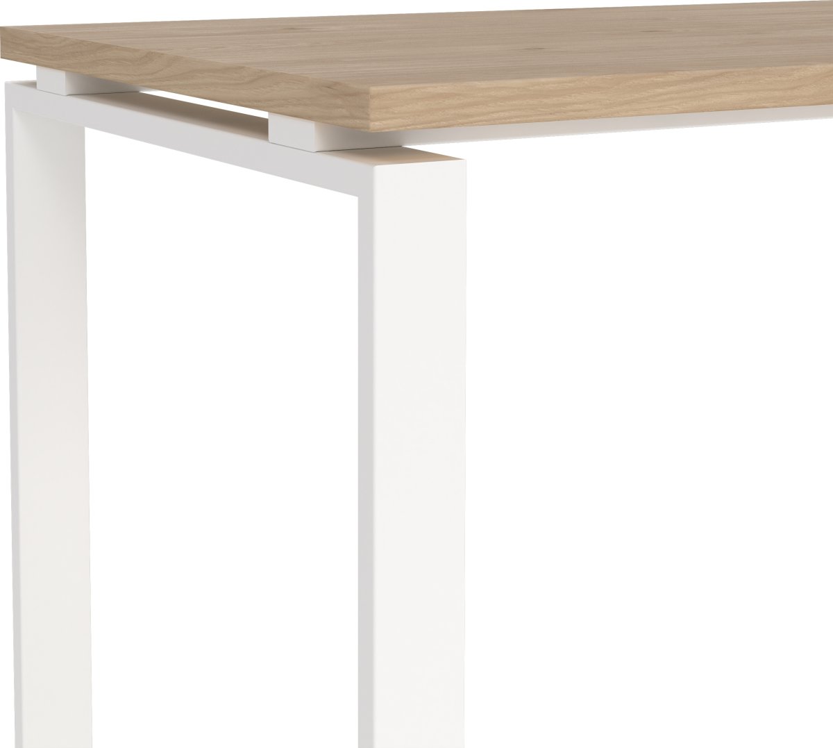 Small Officeline skrivebord 120x60 cm, eg/hvid