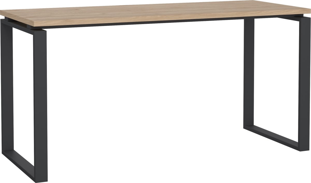 Small Officeline skrivebord 150x60 cm, eg/grå