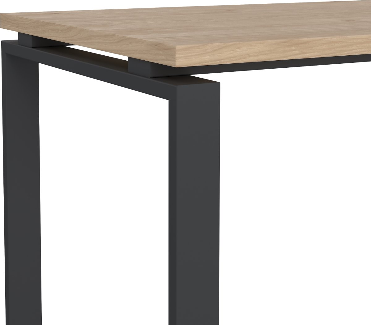 Small Officeline skrivebord 150x60 cm, eg/grå