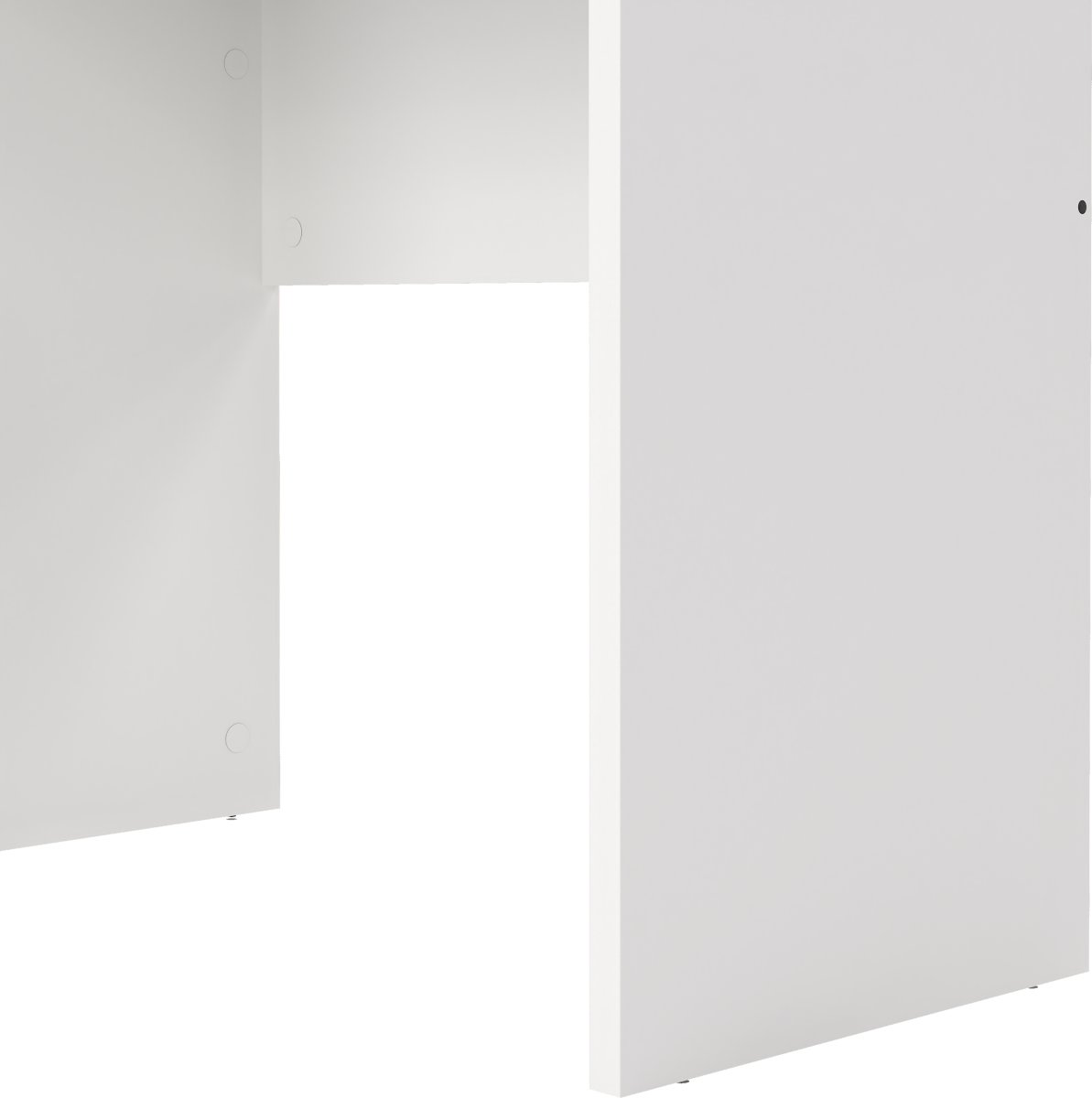 Small Officeline skrivebord 3 skuffer håndt., hvid