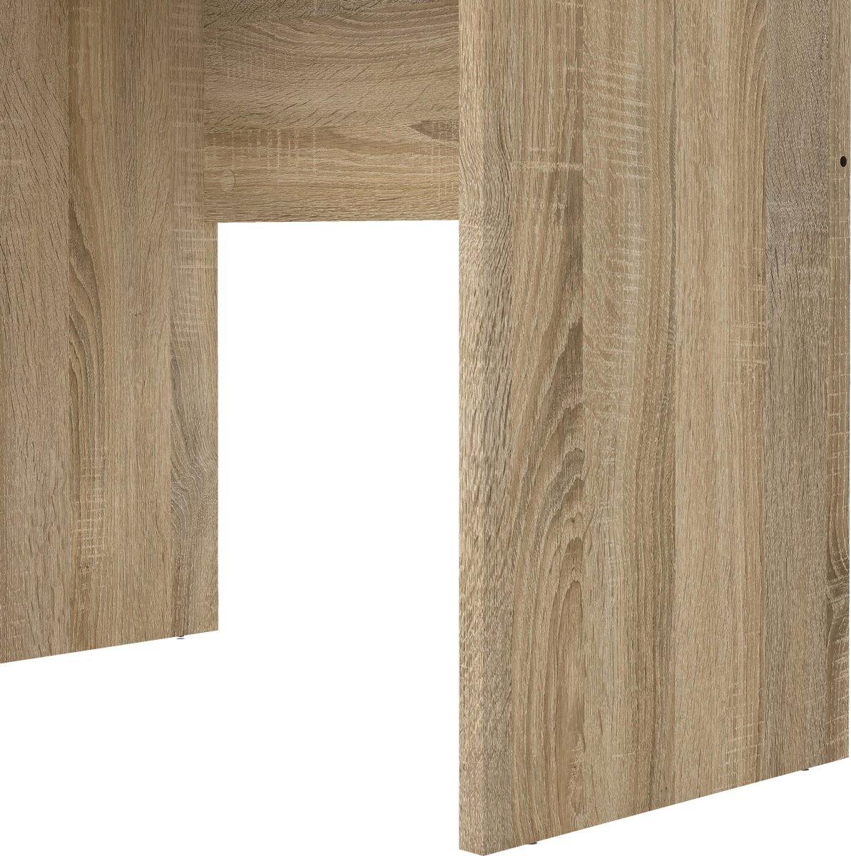 Small Officeline skrivebord 3 skuffer håndt., eg