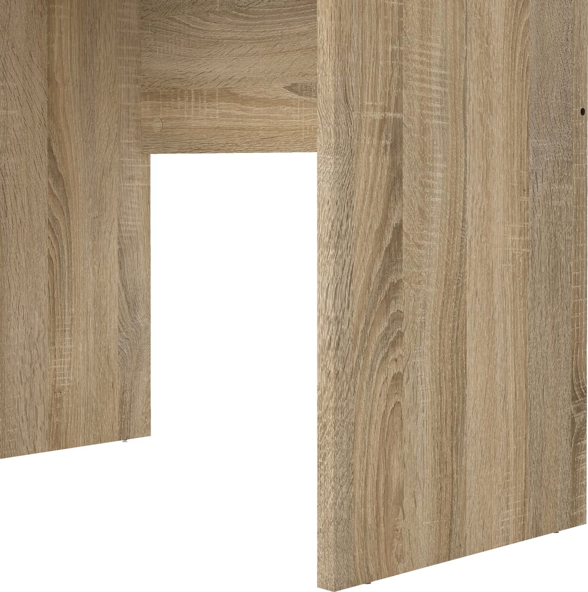 Small Officeline skrivebord 3 skuffer hnd, eg/hvid