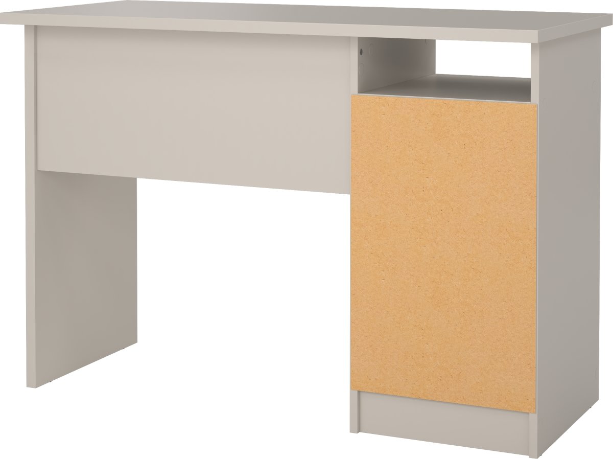 Small Officeline skrivebord 3 skuffer, gråbeige
