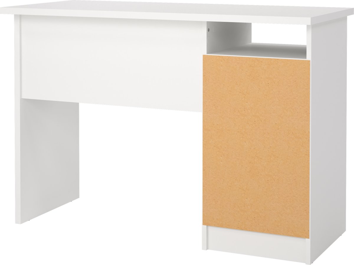Small Officeline skrivebord 3 skuffer, hvid