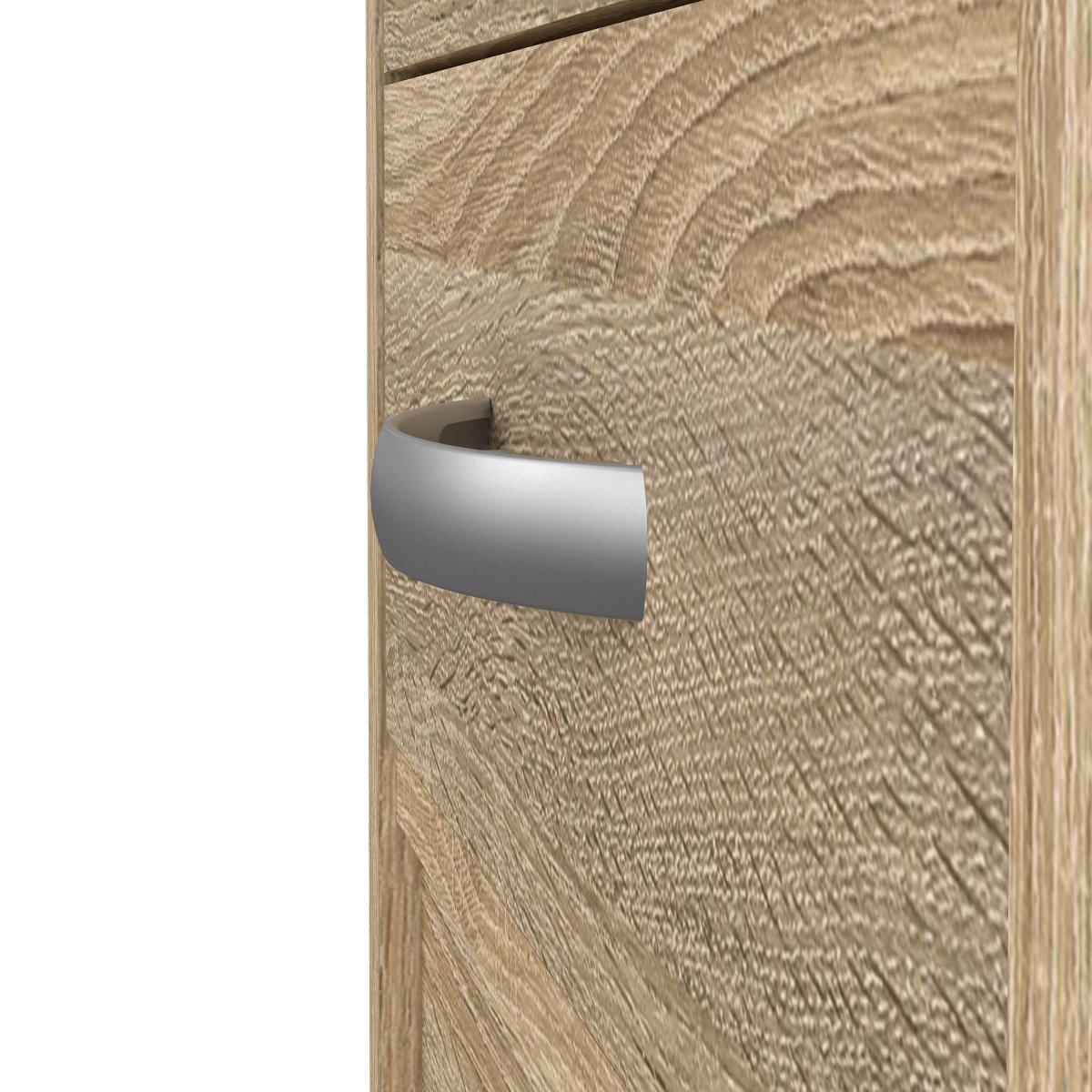 Small Officeline skrivebord 5 skuffer/1 lås, eg