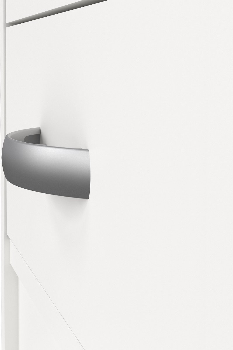 Small Officeline skrivebord 5 skuffer/1 lås, hvid