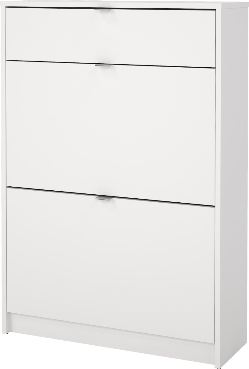 Coreline skoskab 2 låger/1 skuffe, hvid