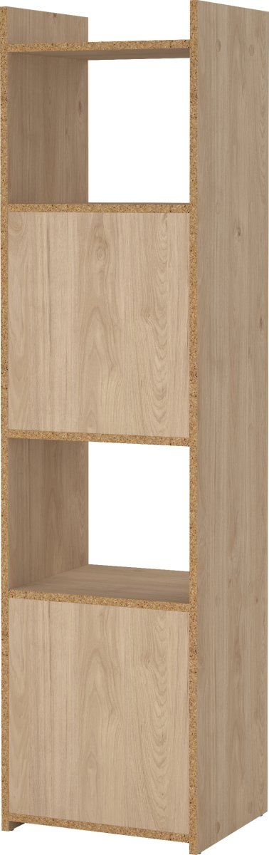 Small Officeline høj bogreol m/2 døre, eg