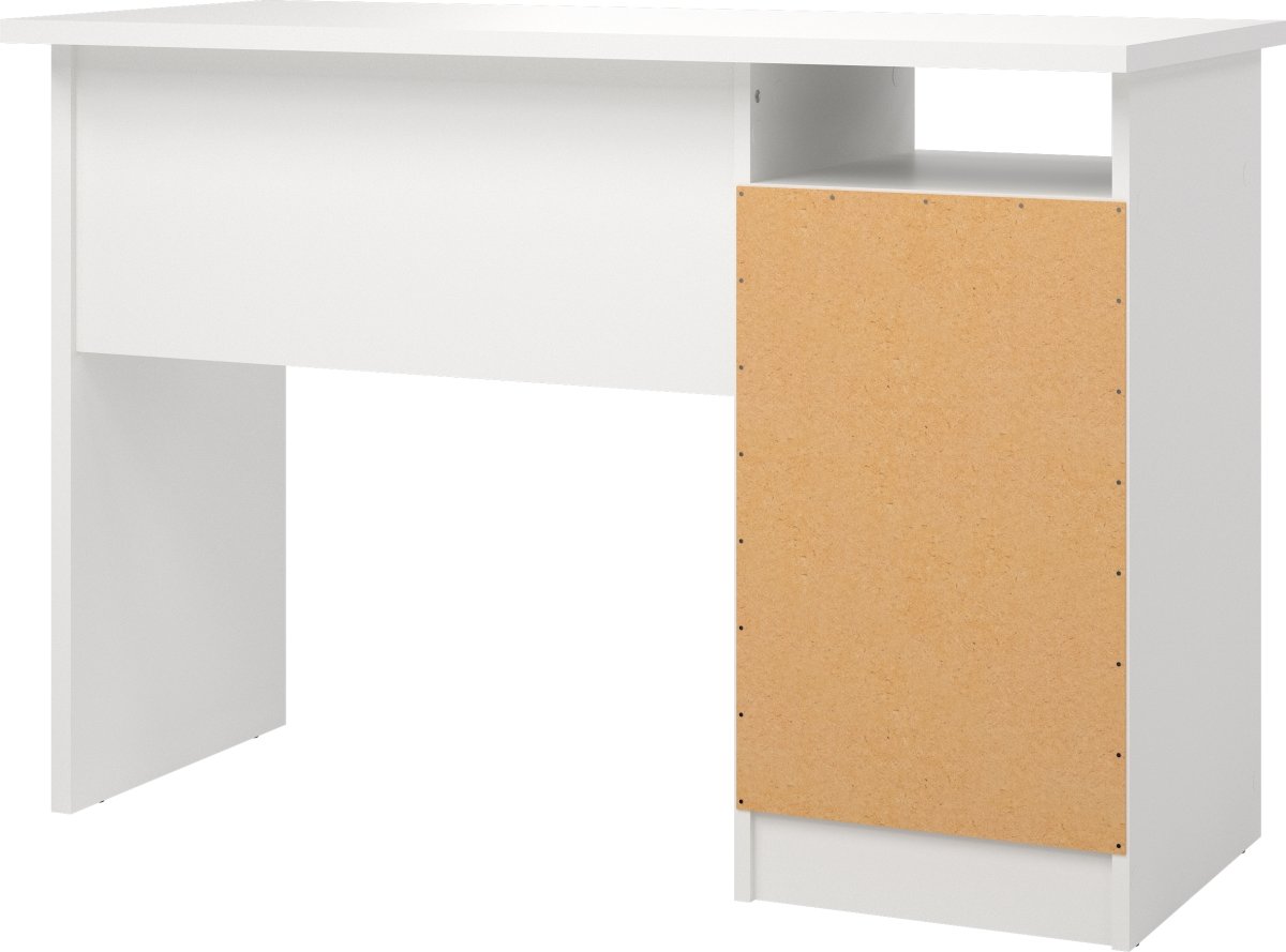 Small Officeline skrivebord 4 skuffer, hvid