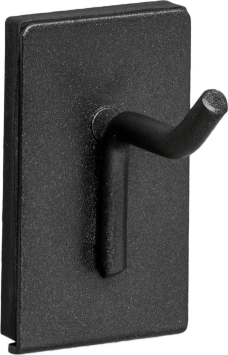 Værktøjskrog kort, magnetisk, sort, 2 stk.
