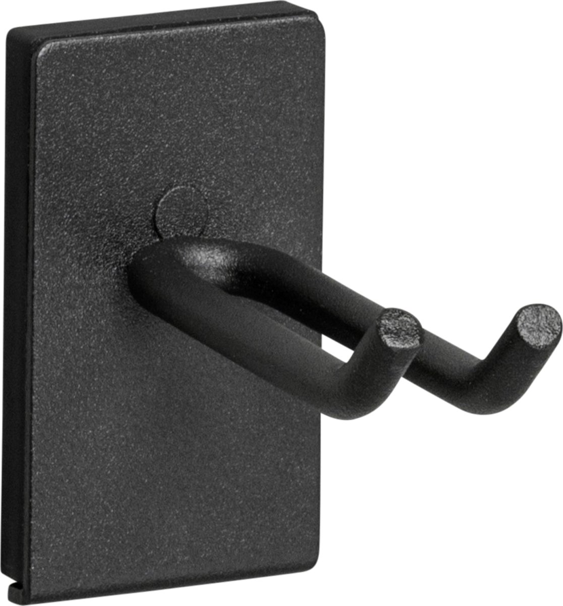 Værktøjskrog dobbelt smal, magnetisk, sort, 2 stk.