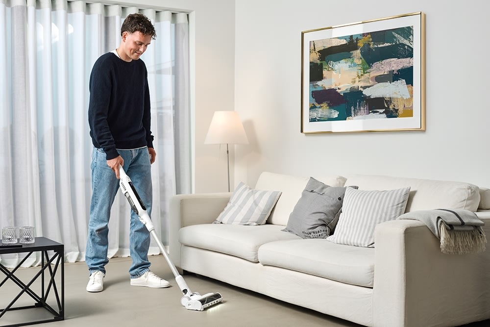 Nilfisk Move ledningsfri stick støvsuger, hvid