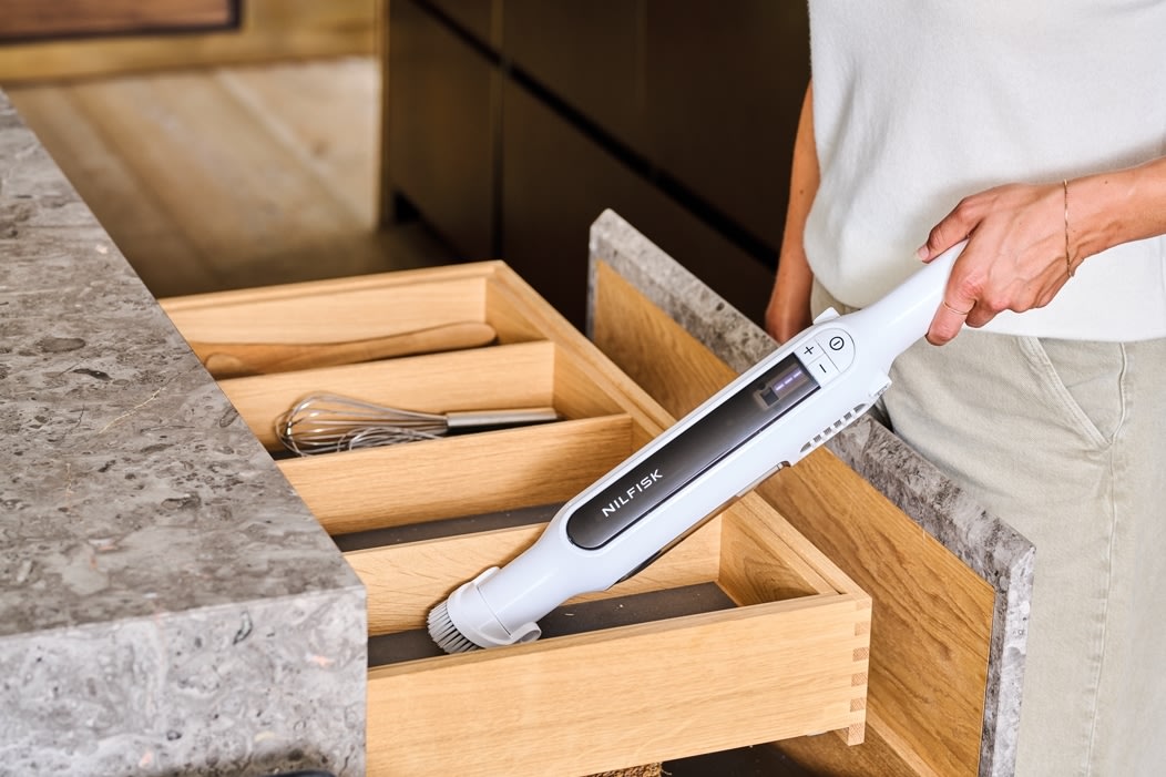 Nilfisk Move ledningsfri stick støvsuger, hvid