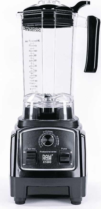 RAW X 1000 Blender, Sort - 1.3HP 1.2L 1000W