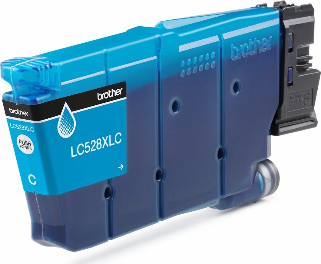 Brother LC528XLC blækpatron, cyan, 10.000 sider