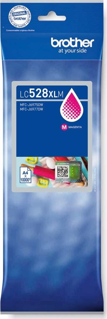 Brother LC528XLM blækpatroner magenta 10.000 sider