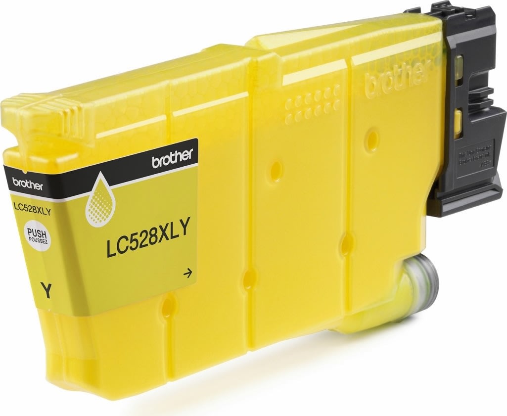 Brother LC528XLY blækpatron, gul, 10.000 sider
