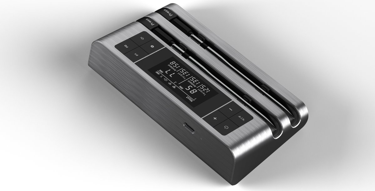 Hâws BBQ Trådløss Stegethermometer, 2 målere