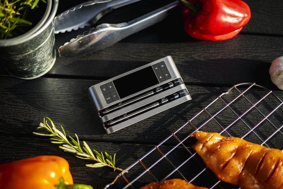 Hâws BBQ Trådløss Stegethermometer, 2 målere