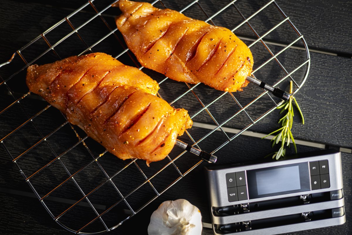 Hâws BBQ Trådløss Stegethermometer, 2 målere