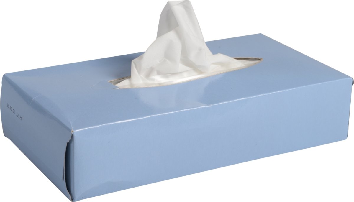 Bløde Ansigtsservietter, 20x19,5cm, 100 ark