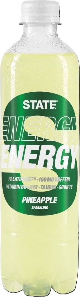 STATE Sparkling energidrik | Pineapple | 0,5 l
