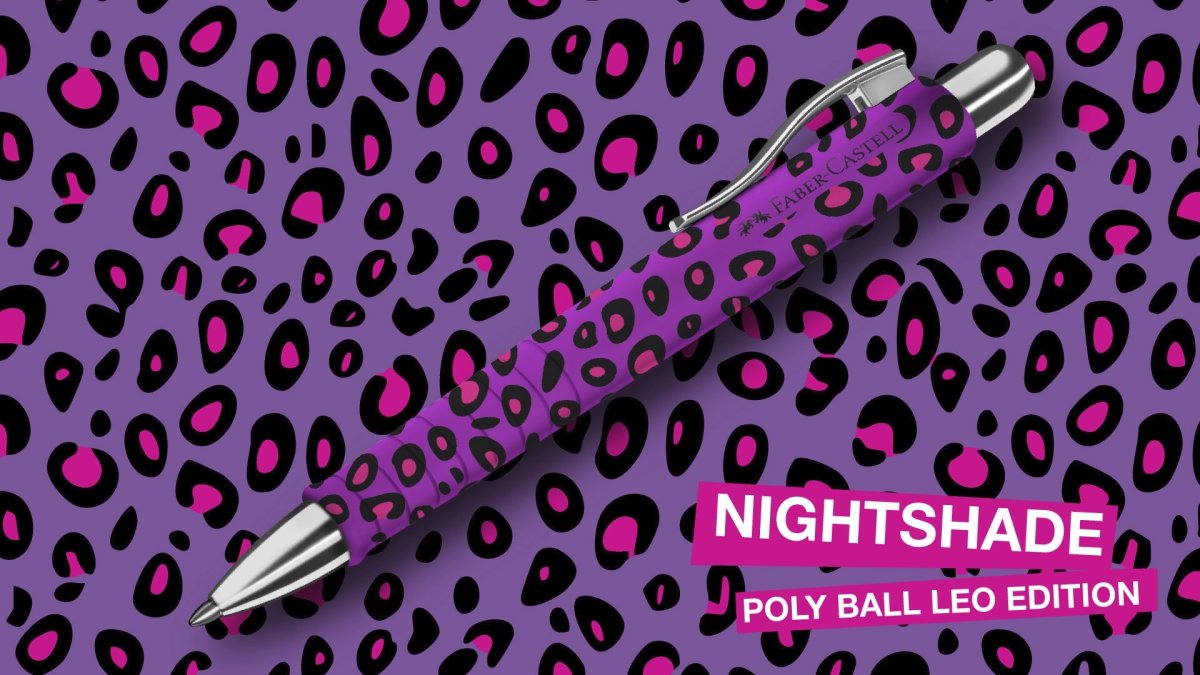 Faber-Castell Poly Leo Kuglepen | XB | Lilla