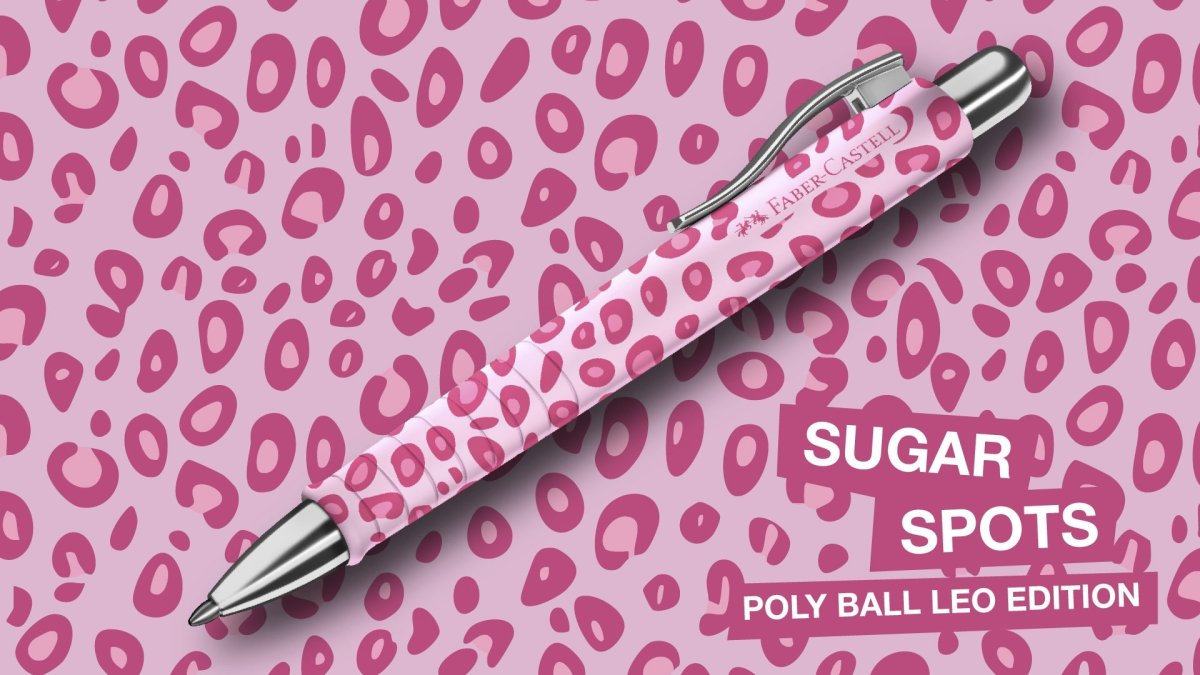 Faber-Castell Poly Leo Kuglepen | XB | Pink