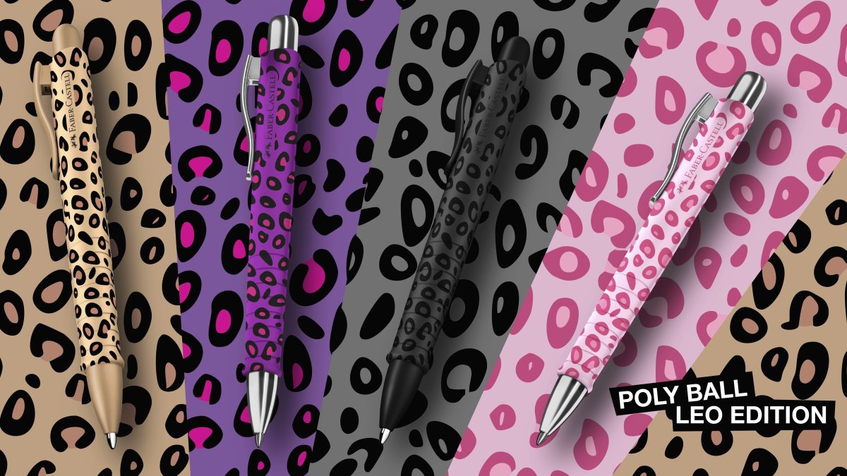 Faber-Castell Poly Leo Kuglepen | XB | Pink