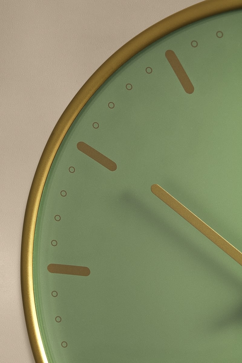 Arne Jacobsen City Hall Vægur Ø21 cm, grøn