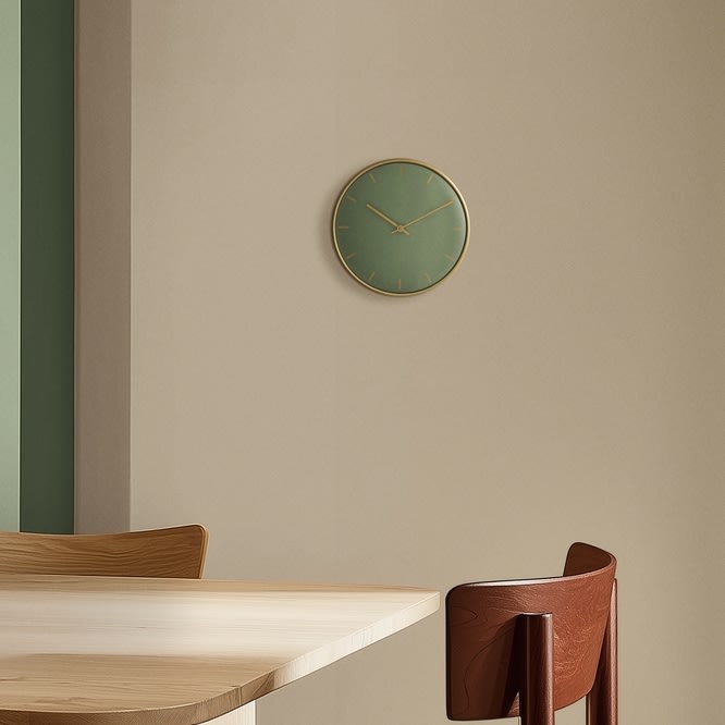 Arne Jacobsen City Hall Vægur Ø21 cm, grøn