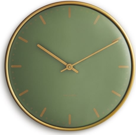 Arne Jacobsen City Hall Vægur Ø21 cm, grøn