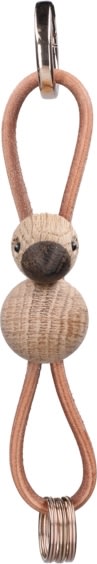 Kay Bojesen Nøglering Fugl, træ/brun