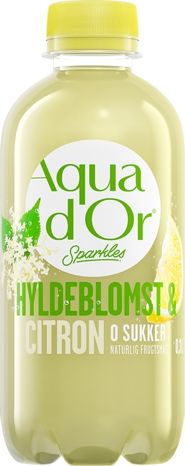 Aqua d'Or Sparkles Hyldeblomst & Citron 0,3 L