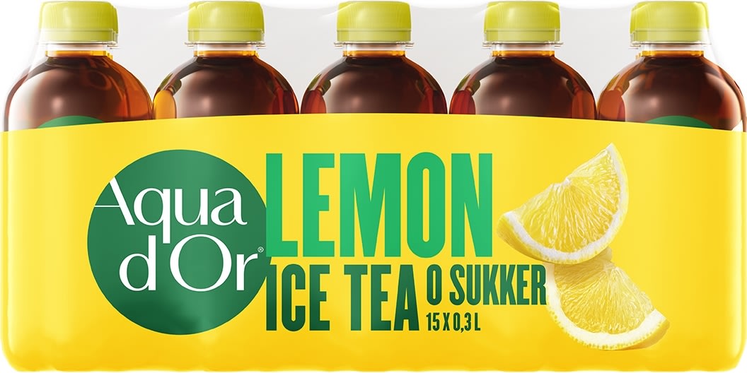 Aqua d'Or Ice Tea Lemon, sukkerfri 0,3 L